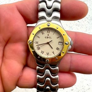 Ebel Sportwave Stainless Steel & 18K Gold Watch